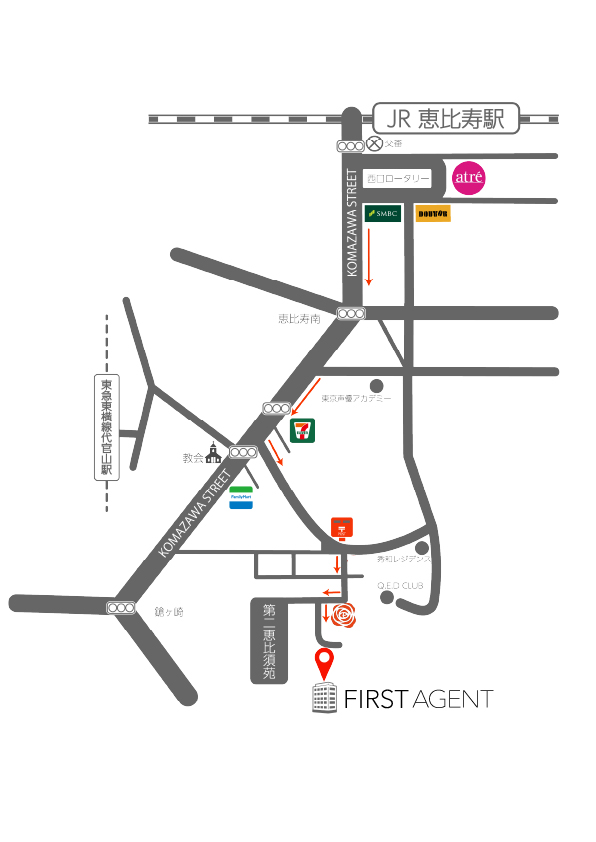 株式会社FIRST AGENT 会社地図